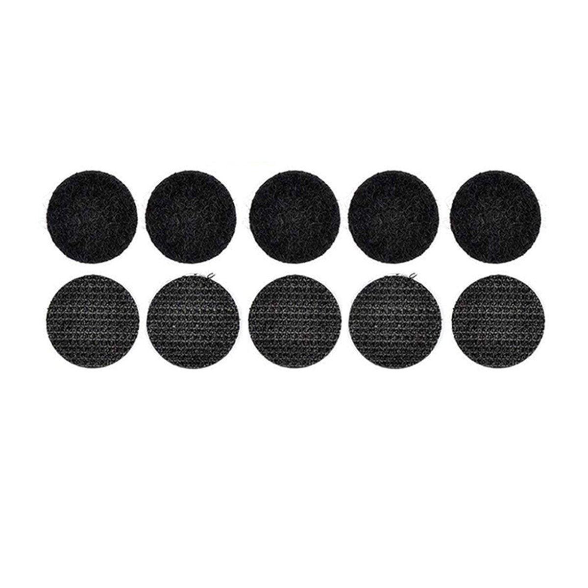 Strong Sticky Round Self Adhesive Dots DIY Bond Tape No Mark Fasteners - White 102Pairs - 15mm