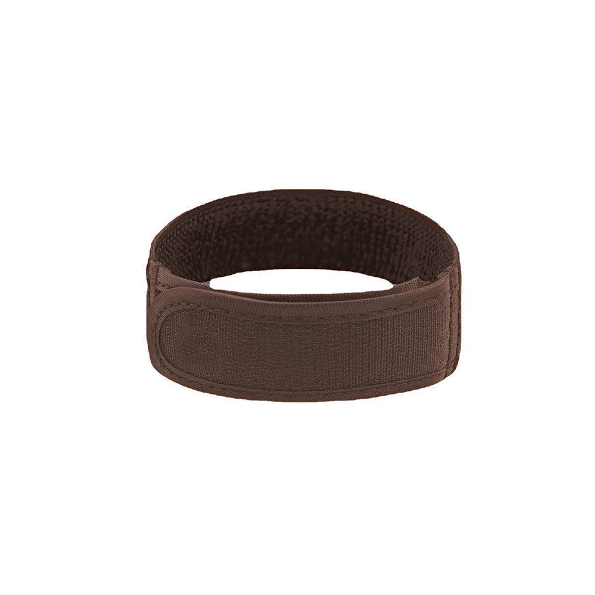 Adjustable Elastic Nylon Belt No Buckle Velcro Leisure Convenient Waistband - Black-S