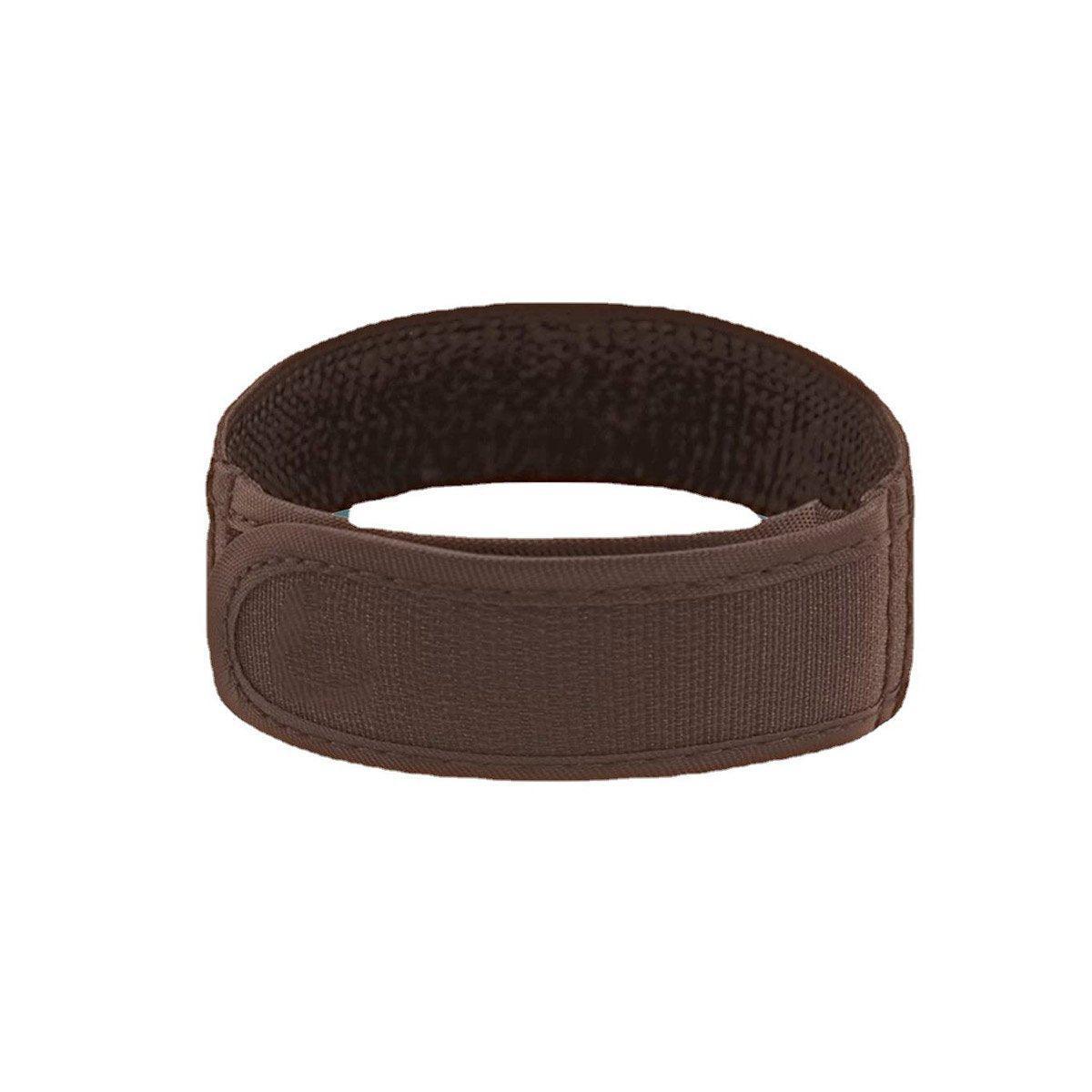 Adjustable Elastic Nylon Belt No Buckle Velcro Leisure Convenient Waistband - Black-S