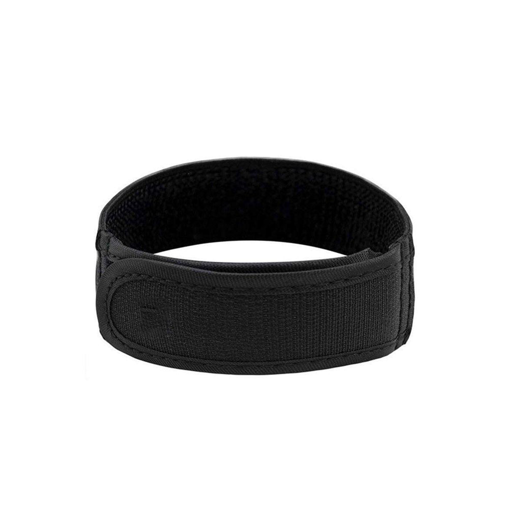 Adjustable Elastic Nylon Belt No Buckle Velcro Leisure Convenient Waistband - Brown-M