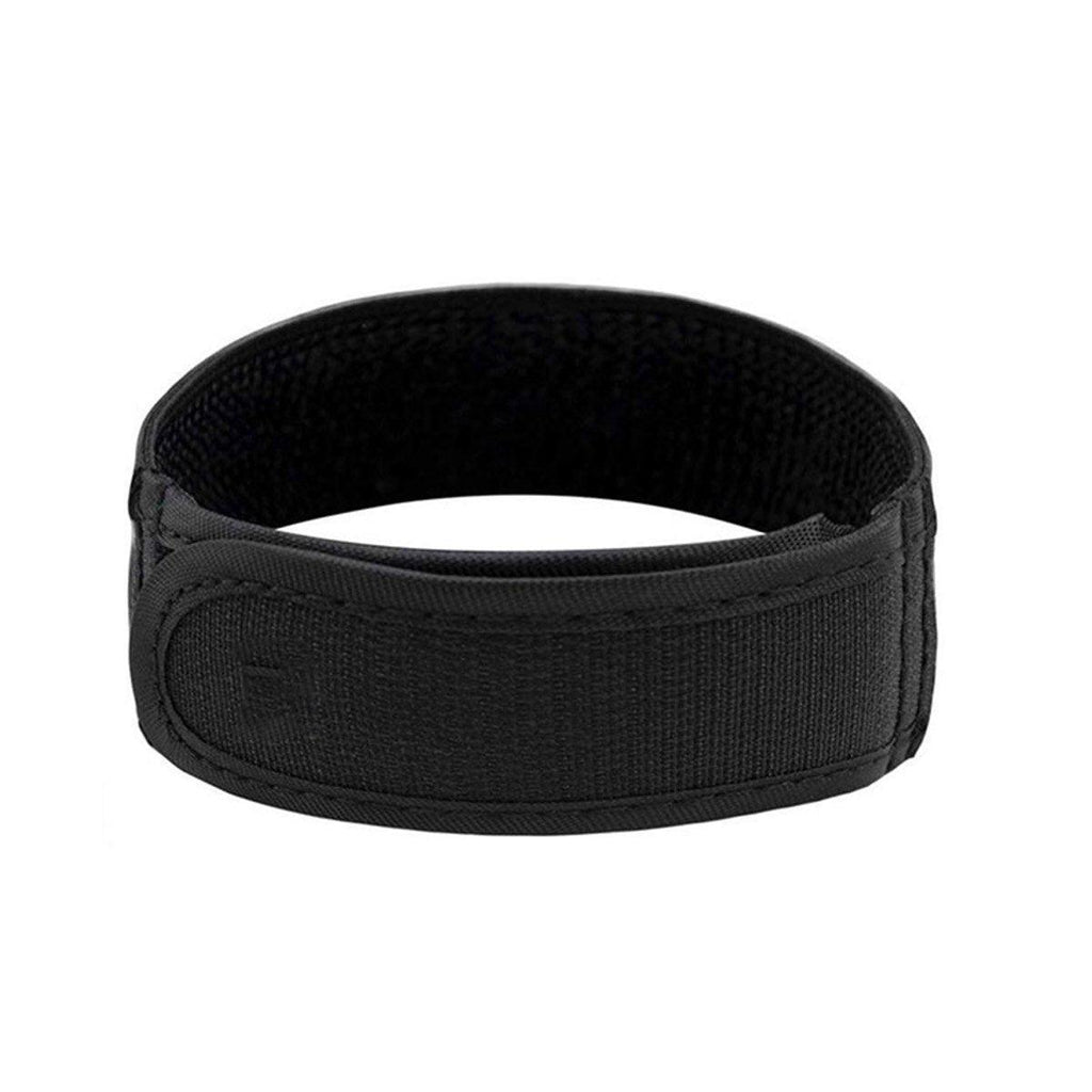 Adjustable Elastic Nylon Belt No Buckle Velcro Leisure Convenient Waistband - Brown-S