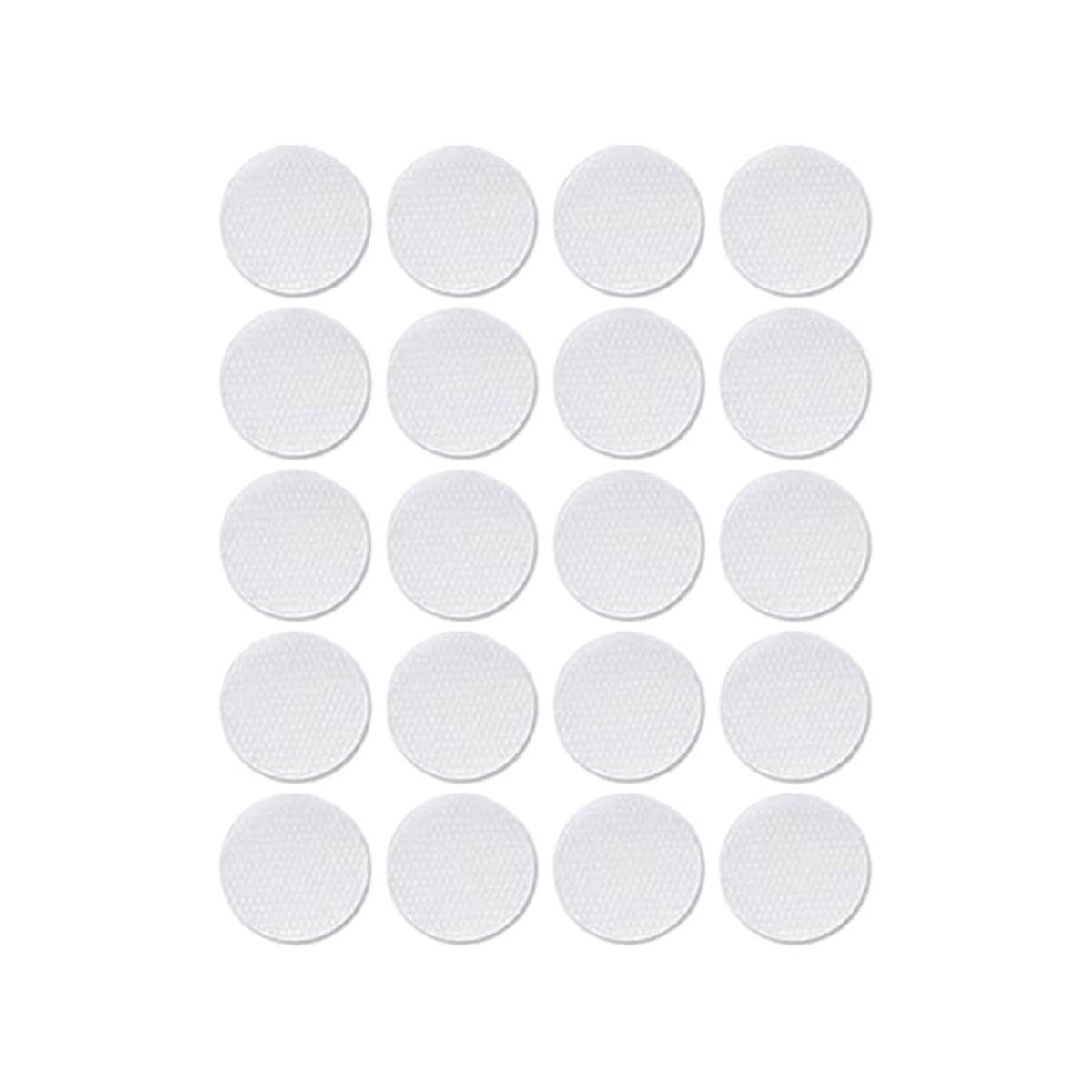 Strong Sticky Round Self Adhesive Dots DIY Bond Tape No Mark Fasteners - Black 30Pairs - 15mm