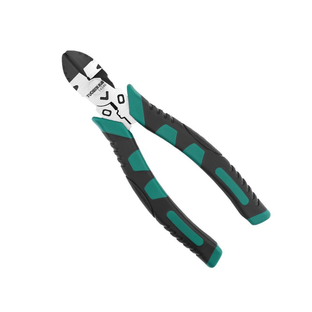 Labor-Saving Multi-Functional Tiger Pliers Flat Needle-Nose Diagonal Wire Pliers - Nose pliers-8inch