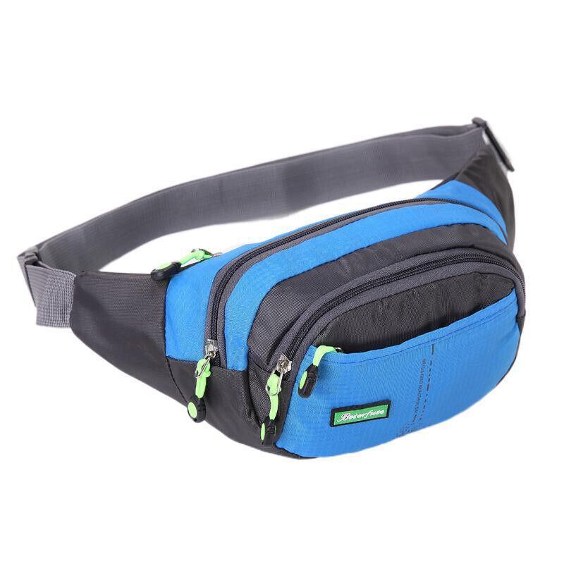 Fanny Pack Zip Pouch Hiking Climbing Sport Bum Waist Bag - Red