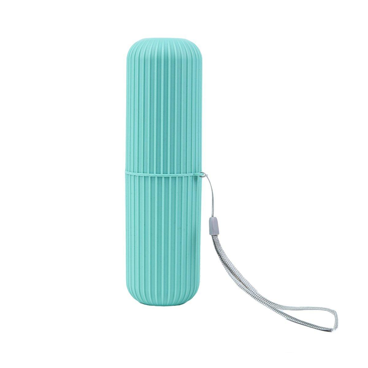 Travel Toothbrush and Toothpaste Holder Portable Bathroom Storage Box Case Cover - Grey