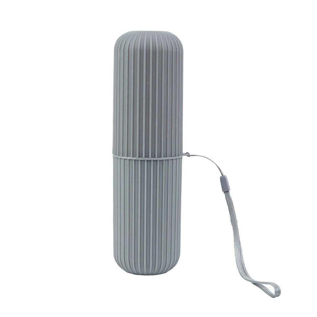 Travel Toothbrush and Toothpaste Holder Portable Bathroom Storage Box Case Cover - Green
