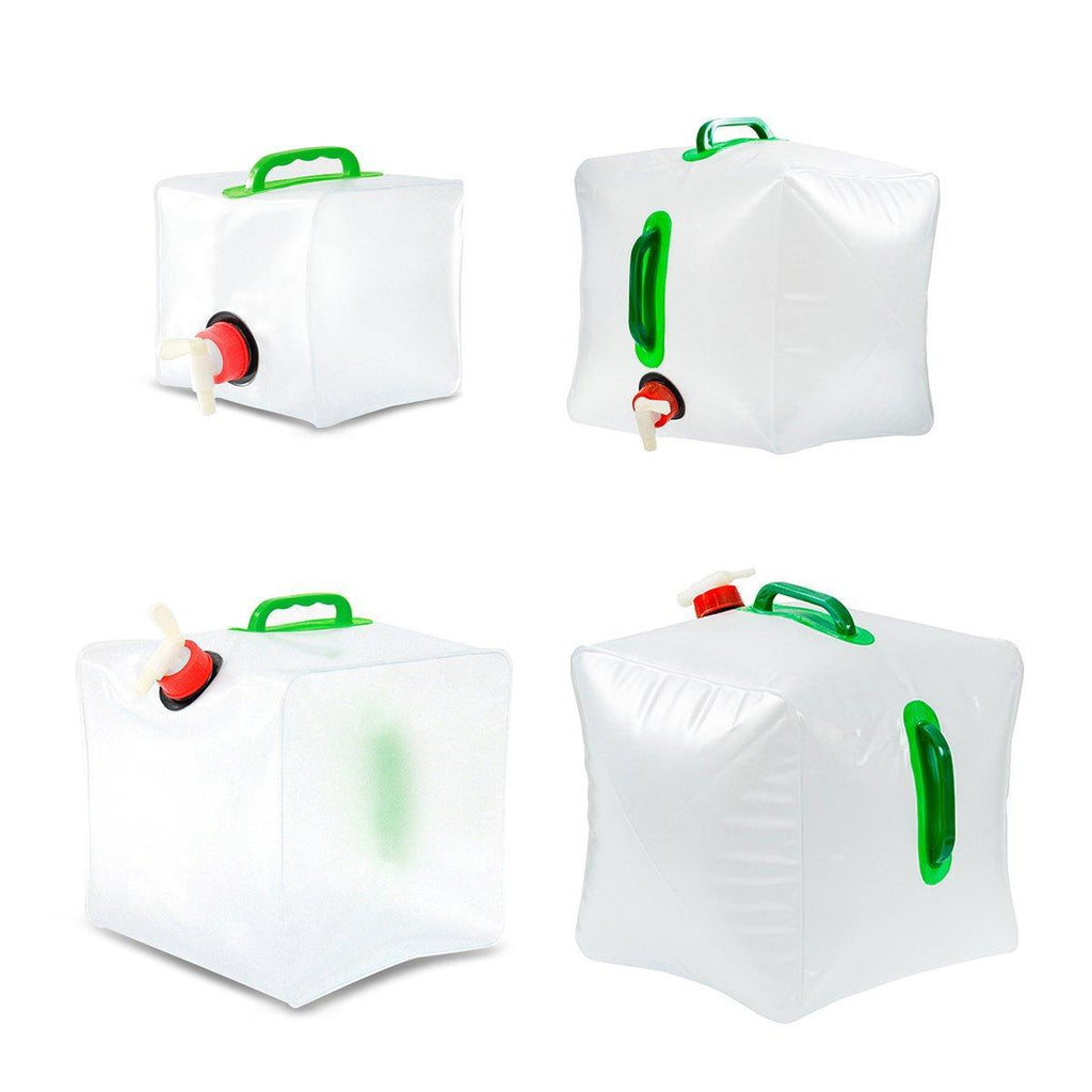 Portable Folding Water Bag Compression Bucket Outdoor Sports Cycling Equipment - 15L