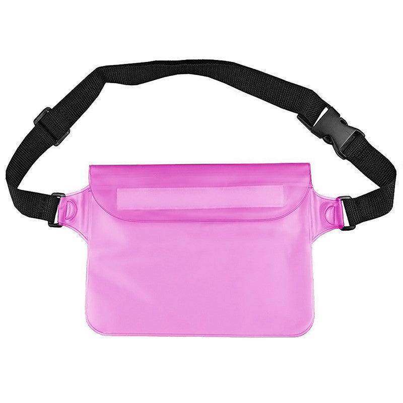 Waterproof Underwater Waist Belt Bum Bag Beach Swimming Boating Dry Phone Pouch - Green