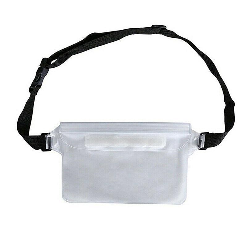 Waterproof Underwater Waist Belt Bum Bag Beach Swimming Boating Dry Phone Pouch - Grey