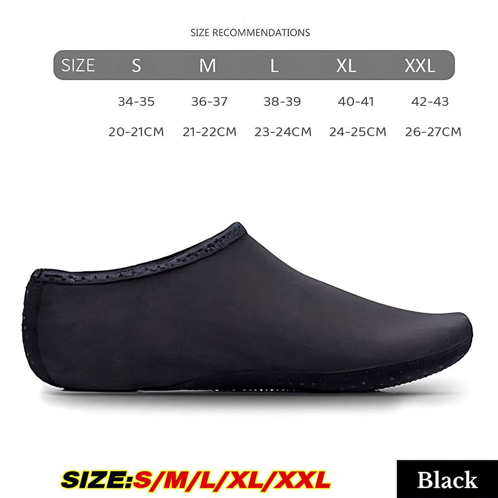 Unisex Water Shoes Slip On Aqua Socks Swim Surf Diving Yoga Exercise Reef Shoes - Green-S
