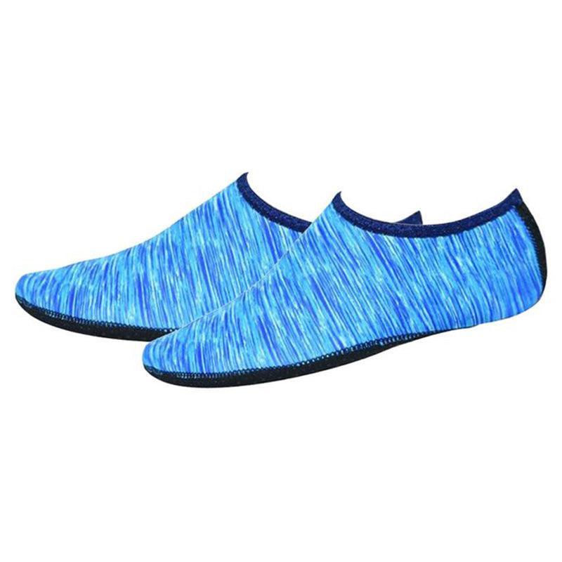 Unisex Water Shoes Slip On Aqua Socks Swim Surf Diving Yoga Exercise Reef Shoes - Green-S