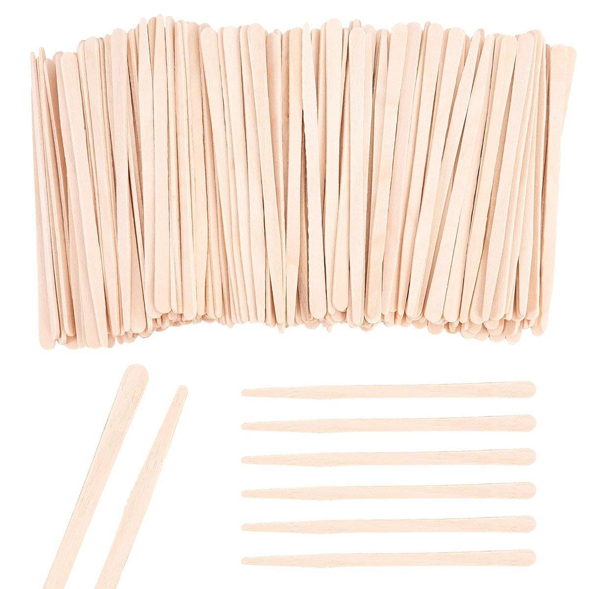 100pcs Beauty Shaving Wands Hair Removal Eyebrow Razors for Salon and Home Use - Flat
