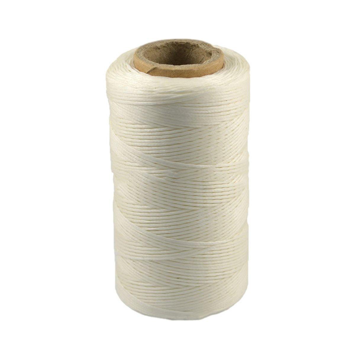 260m 150D Leather Sewing Waxed Thread Hand Stitching Craft Repair Cords 4Colours - Brown