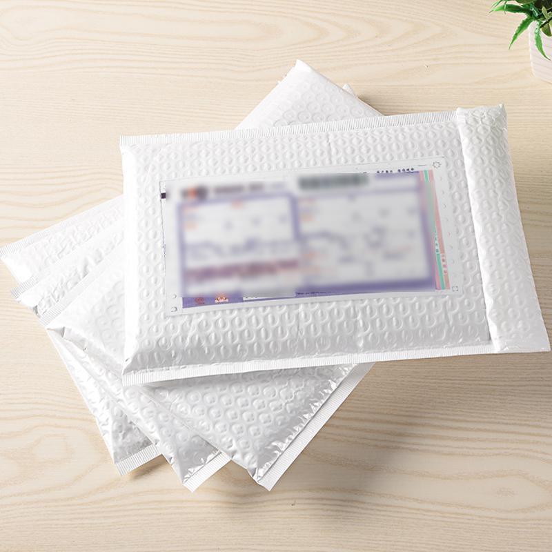 25PCS Poly Bubble Mailers Envelope Padded Bag White Cushioned Satchel 15 Sizes - 25PCS-13*13CM