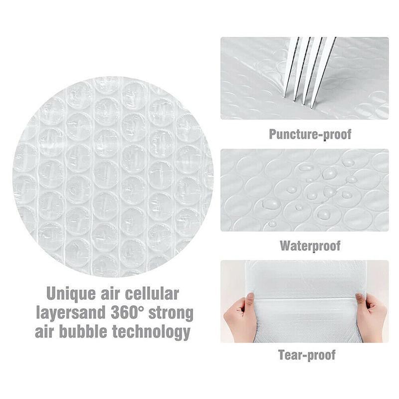 25PCS Poly Bubble Mailers Envelope Padded Bag White Cushioned Satchel 15 Sizes - 25PCS-16*21CM