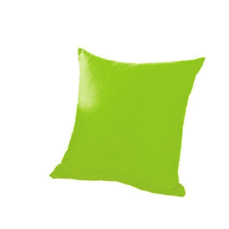 50cm*50cm Multicoloured Plain Solid Colour Cushion Cover Decorative Pillow Case - White