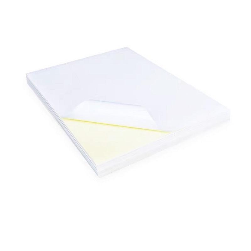 A4 Self Adhesive Sticker Paper Sheet Label Laser Inkjet Print Mailing Address - White Glossy*20 PCS
