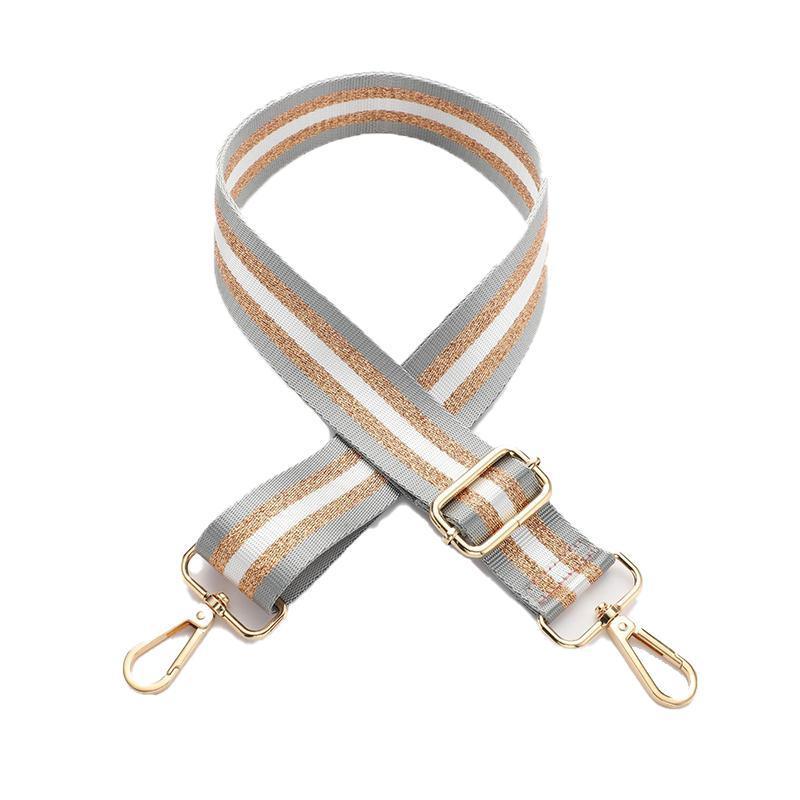 New Crossbody Bag Handbag Belt Satchel Wide Adjustable Canvas Shoulder Strap - Khaki