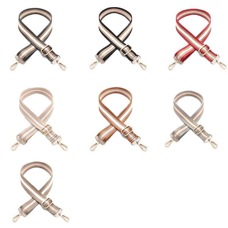 New Crossbody Bag Handbag Belt Satchel Wide Adjustable Canvas Shoulder Strap - Red