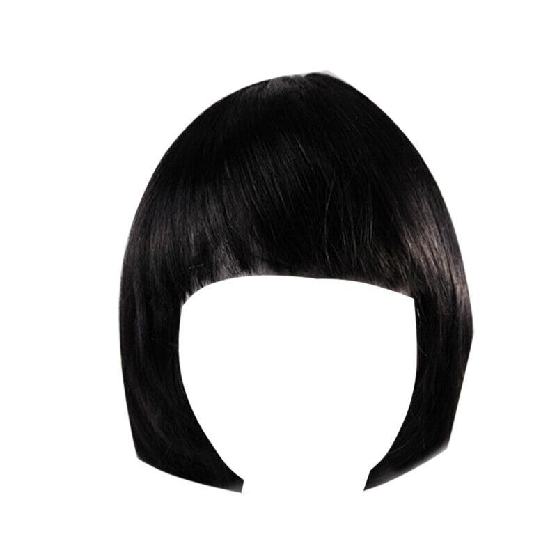 Short Bob Wig with Bangs for Women Synthetic Cosplay Party Hair in 14 Colours - Light Gold