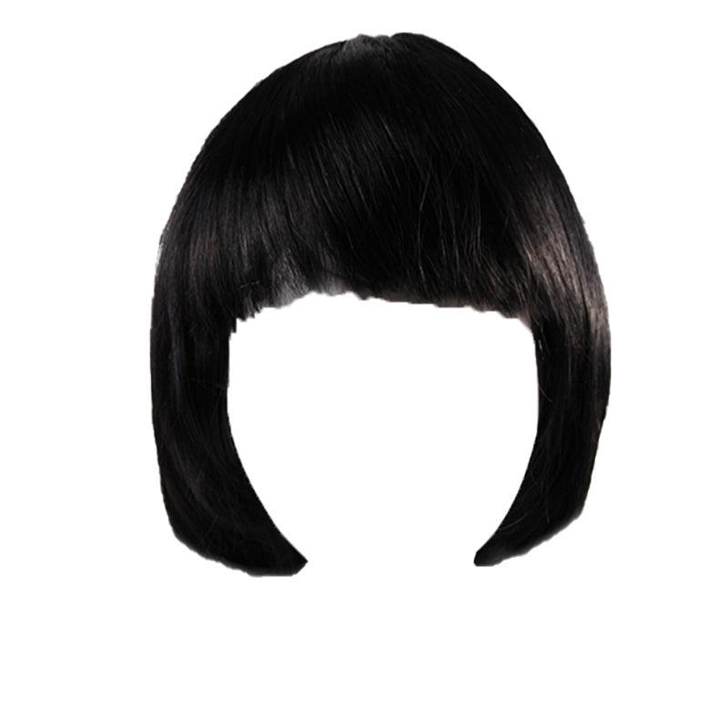Short Bob Wig with Bangs for Women Synthetic Cosplay Party Hair in 14 Colours - Light Gold