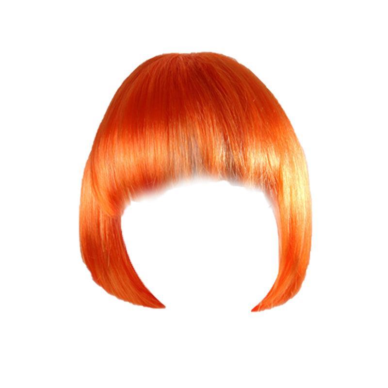 Short Bob Wig with Bangs for Women Synthetic Cosplay Party Hair in 14 Colours - Light Gold