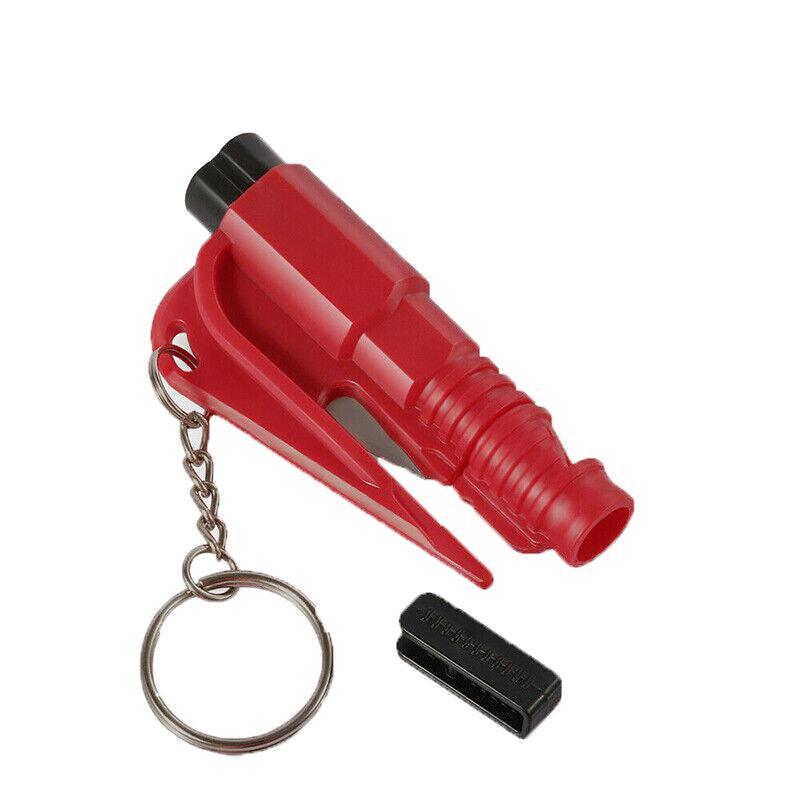 3 In 1 Car Window Glass Breaker Emergency Escape Tool with Cutter - Green