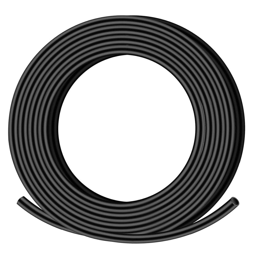 Grade Marine Heat Shrink Tubing 3:1 Wire Sleeve Glue Inside Fast Wrap Insulation Black 5M - 6.4mm*5M