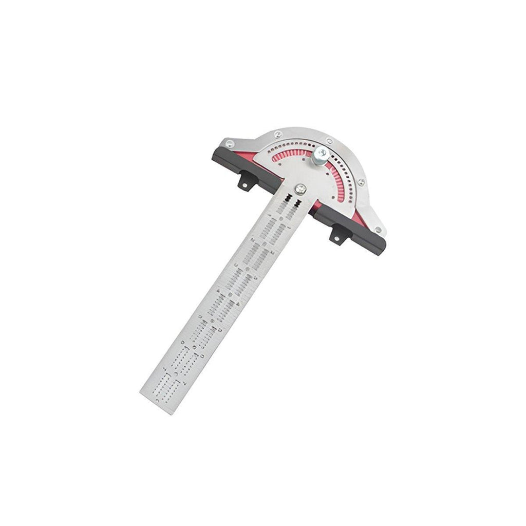 Woodworking Edge Ruler Protractor Angle Measuring Tool Carpenter - 20 inch