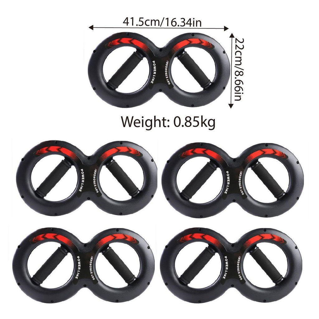Multifunctional Arm Strength Grip Wrist Power Device Fitness Hand Grip Enhancer - 15kg