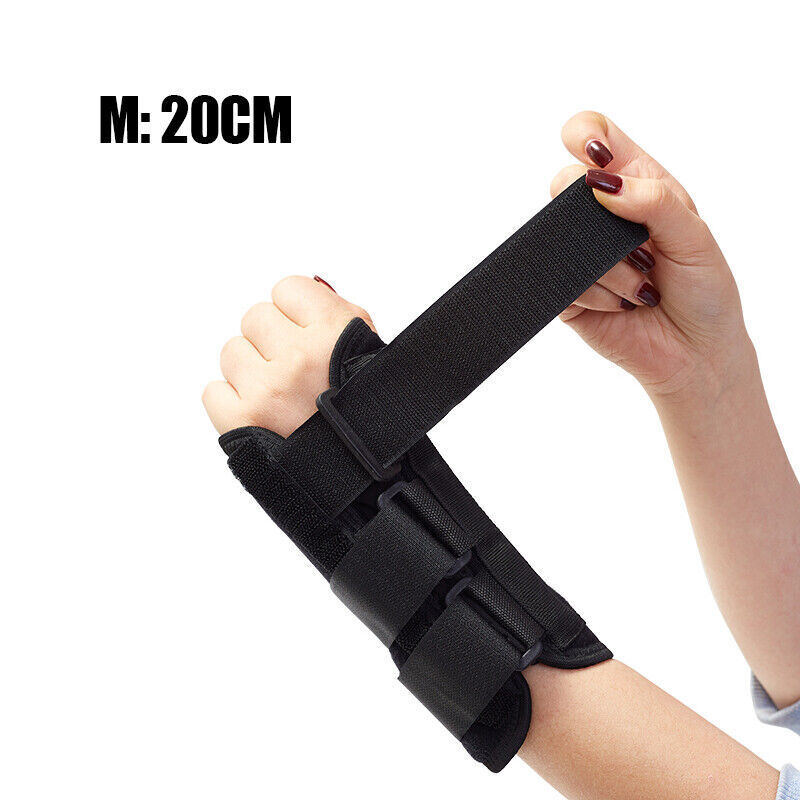S Size Wrist Splint Brace Protection Support Strap Carpel Tunnel CTS RSI Pain Relief - Left