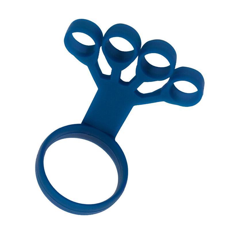 Finger Exerciser Strength Gripper Forearm Trainer Hand Grip Strengthener Therapy - 3# Blue (Medium Strength)
