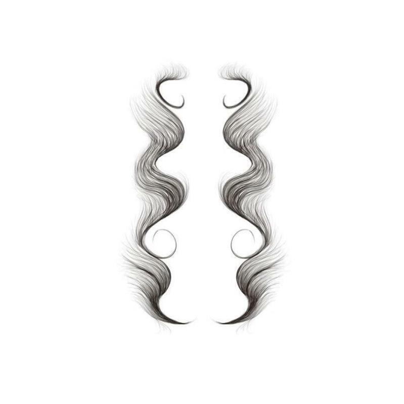 Hairline Edge Tattoo Stickers - Curly Fringe Decals for Women Styling - 10