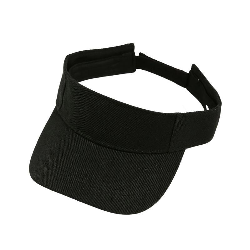 Women Adjustable UV Protection Sport Visor Cap Beach Sun Hat New Stylish Design - Pink