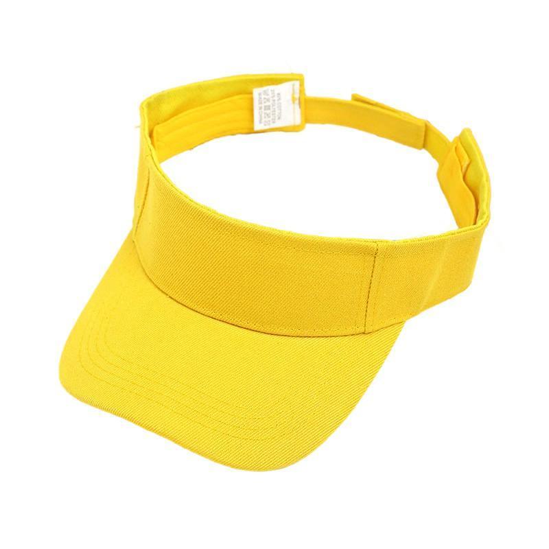 Women Adjustable UV Protection Sport Visor Cap Beach Sun Hat New Stylish Design - Blue