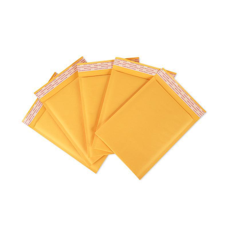 25PCS Poly Bubble Mailer Yellow Colour Multi-Size Plastic Padded Bag - 25PCS-23*29CM