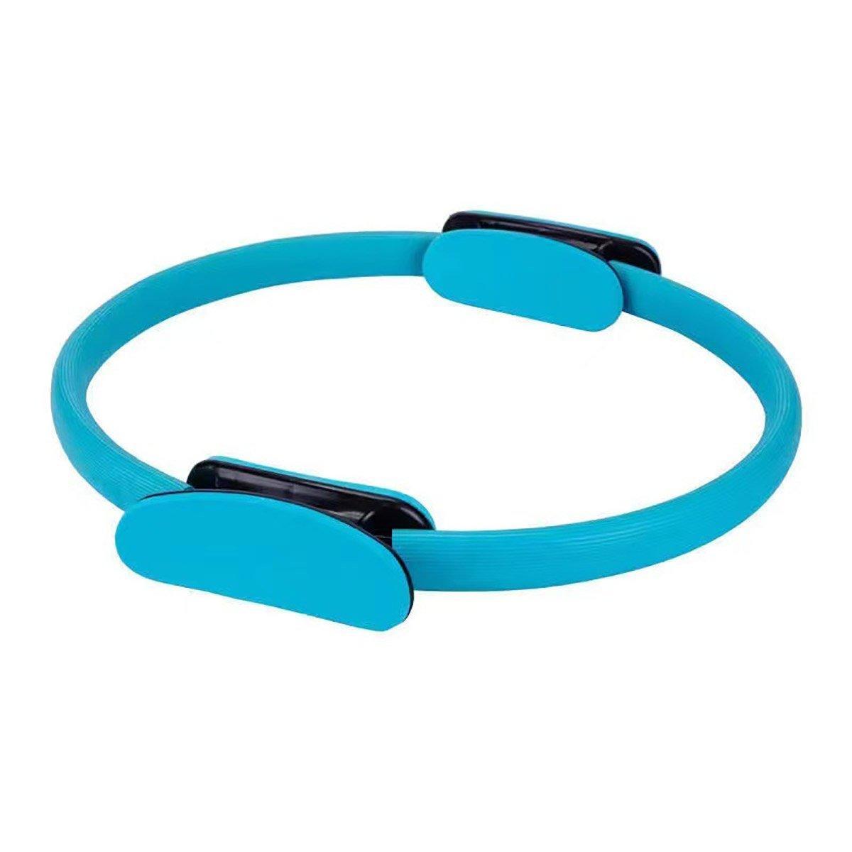 6 Colours Pilates Yoga Ring Magic Circle Fitness Equipment for Toning Slim Legs - Purple