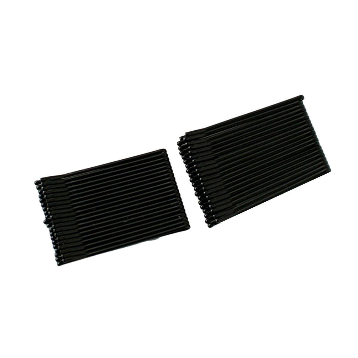 40 PCS Short Black Waved Hair Pins Bobby Pins Grips Salon Dance Hair Accessories - Short Wave Clip