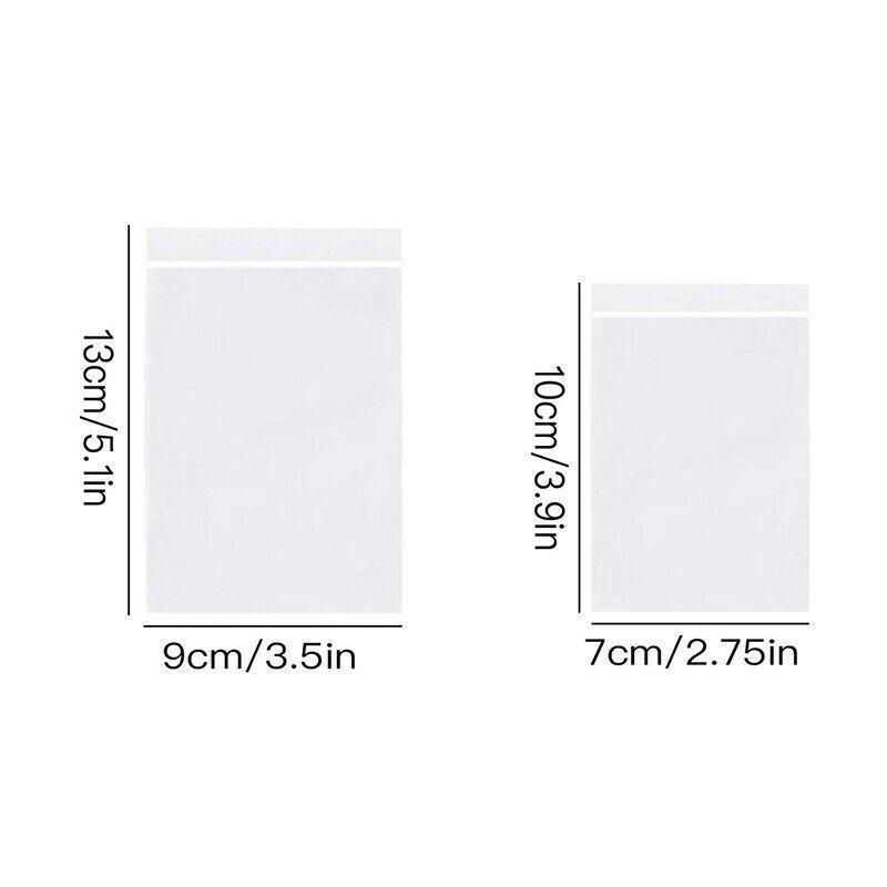 100X Bulk Clear Resealable PE Plastic Zip Bags - 15*22cm 100PCS