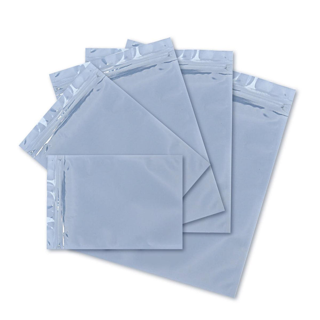 Plastic Self Sealing Bags 100PCS 5Sizes Anti Static Semi Transparent Resealable - 6x9cm