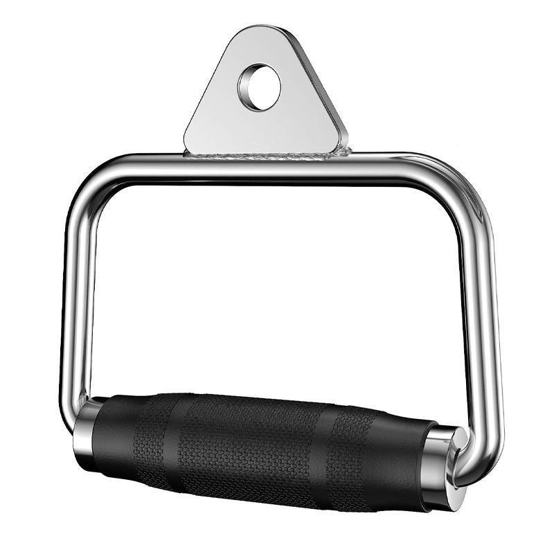 Cable Pulley Attachment Tricep Rope V Grip LAT Pull Down Gym Accessory - Revolving Straight Bar