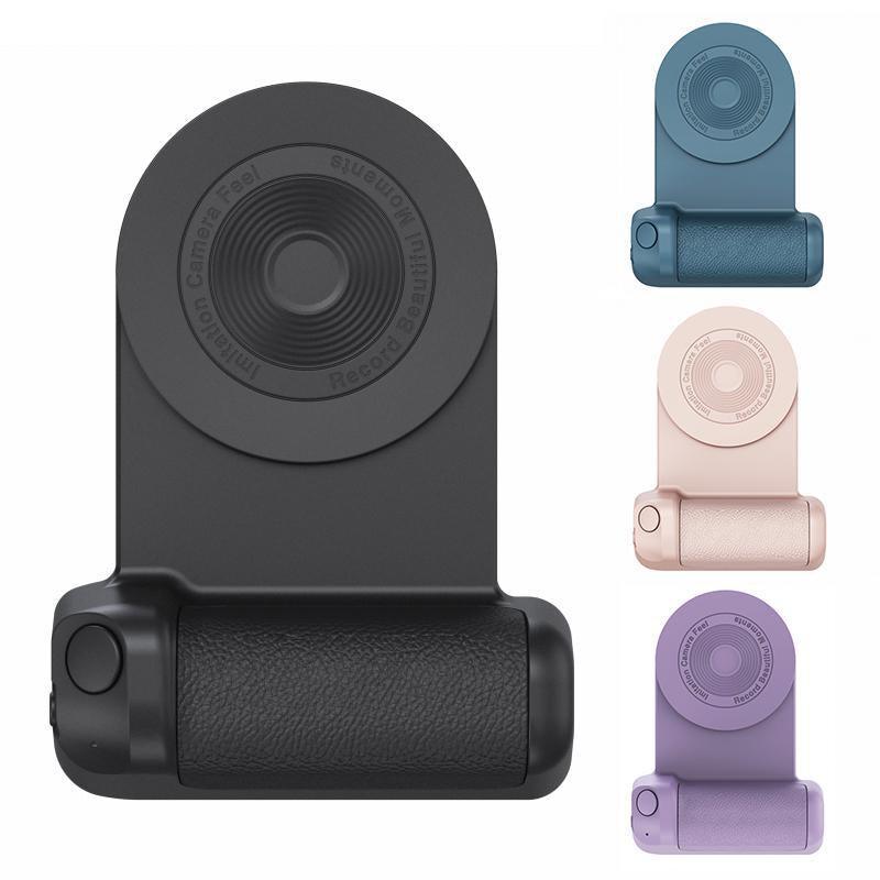 Bluetooth Camera Grip Handle for Phone Photography Bracket - Blue