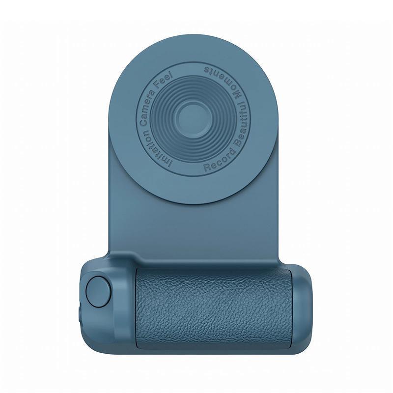 Bluetooth Camera Grip Handle for Phone Photography Bracket - Blue