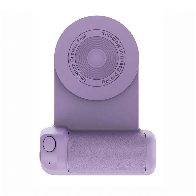 Bluetooth Camera Grip Handle for Phone Photography Bracket - Blue