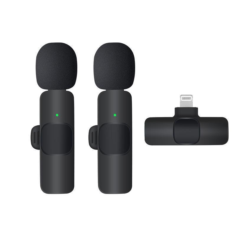 Wireless Lavalier Microphone Mini Mic For Android iPhone iPad Vlog Live Stream - Type-C to computer (Without Microphone)