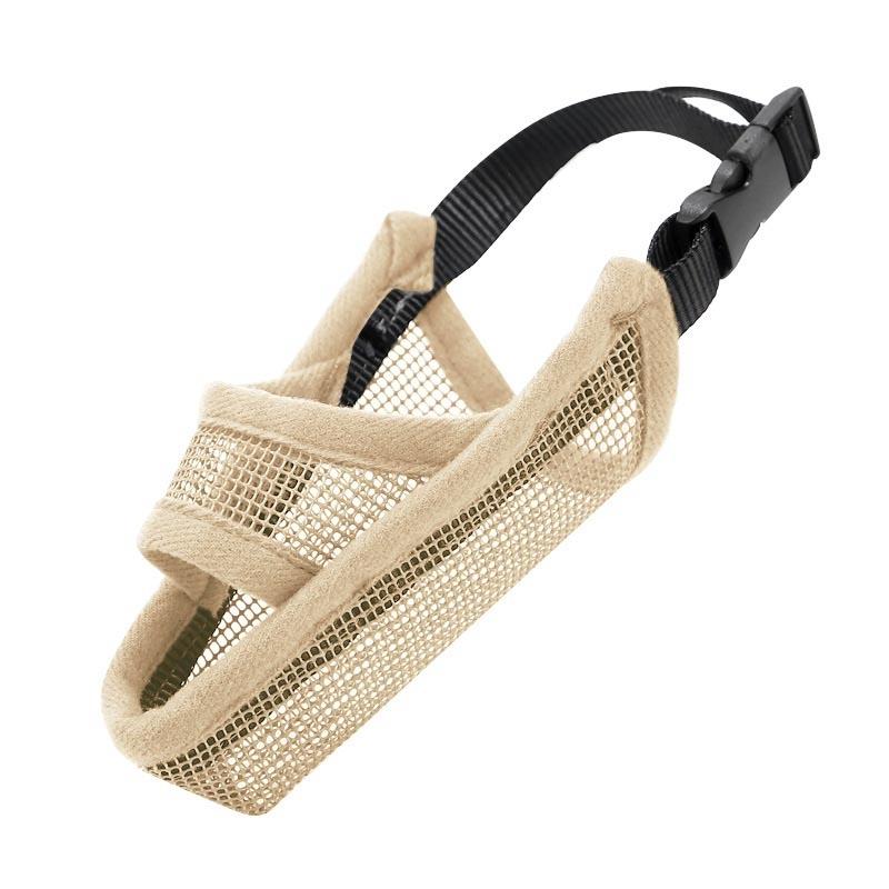 Dog Mouth Cover Anti-Bite Mesh Dog Mouth Cover Medium And Large Dogs Anti-Drop Mask Xl - Black