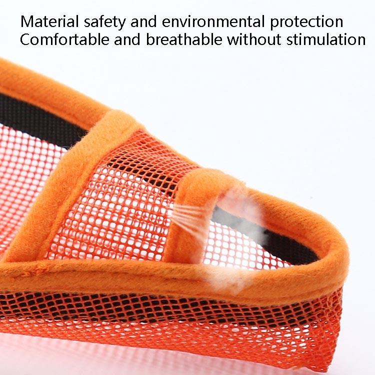 Dog Mouth Cover Anti-Bite Mesh Dog Mouth Cover Medium And Large Dogs Anti-Drop Mask S - Green
