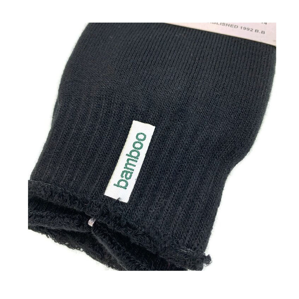 3 Pairs PREMIUM BAMBOO SOCKS Mens Heavy Duty Thick Work Socks BULK Cushion - Black - 11-14