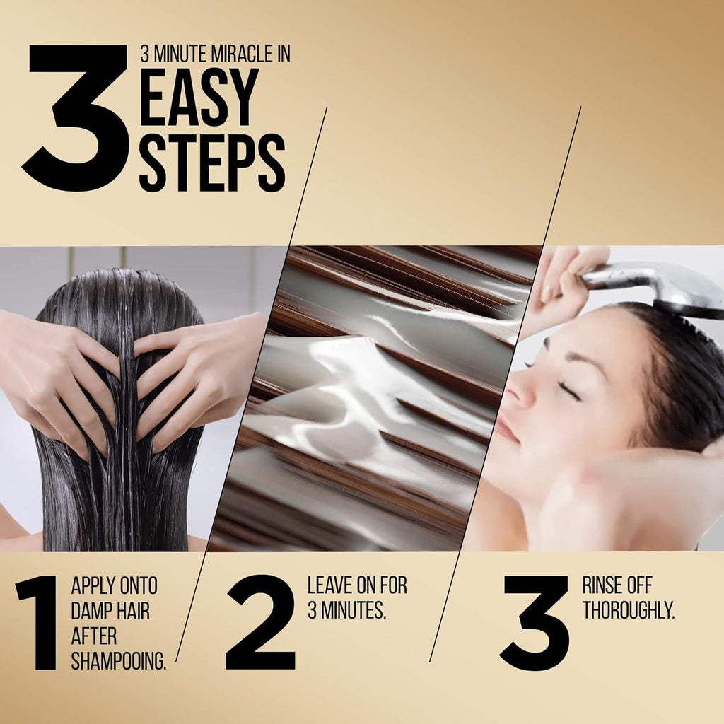 3x Pantene 400ml 3 Minute Miracle Colour w Oxiblock Intensive Conditioner