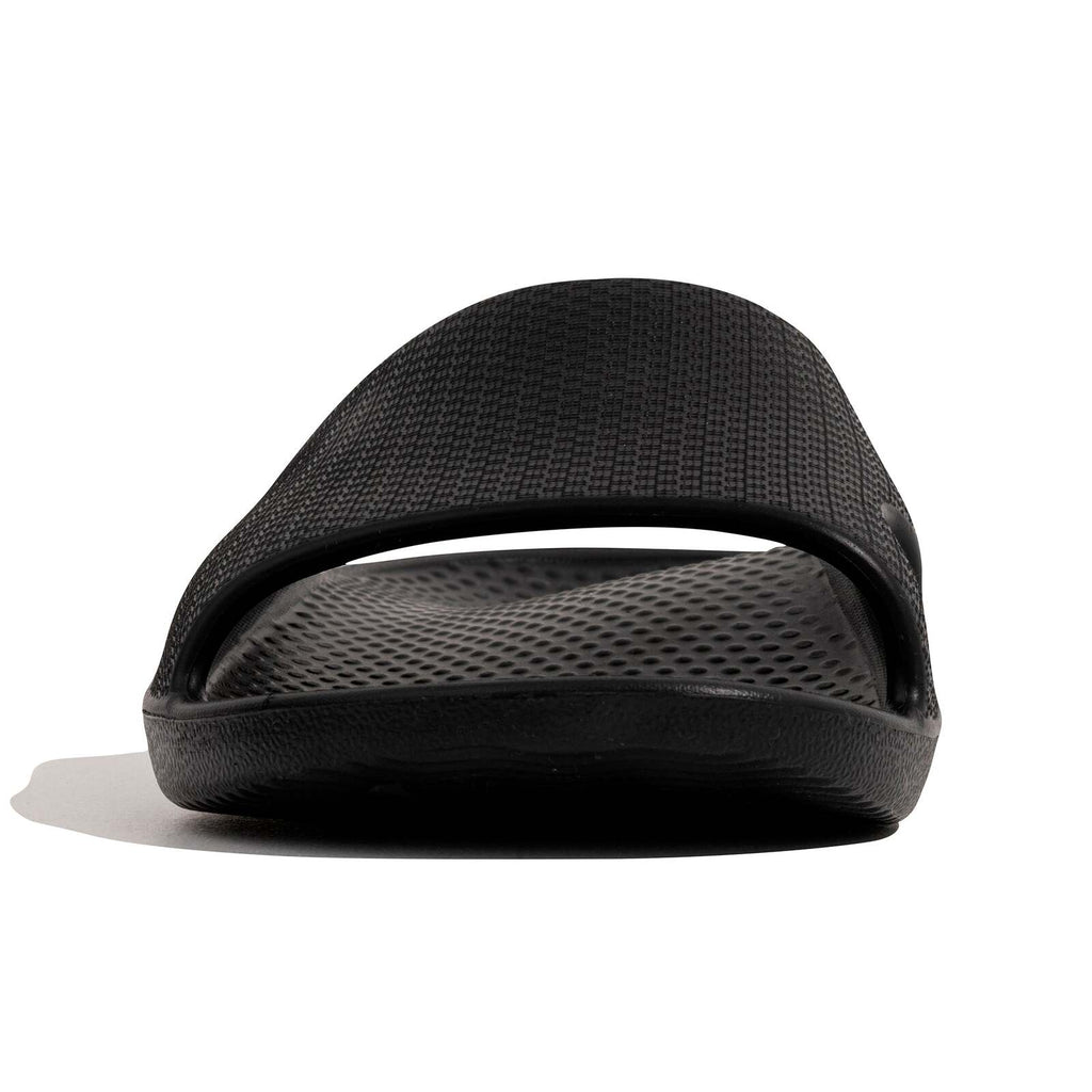 Archline Rebound Orthotic Slides Flip Flop Thongs Slip On Arch Support - Black - Euro 45